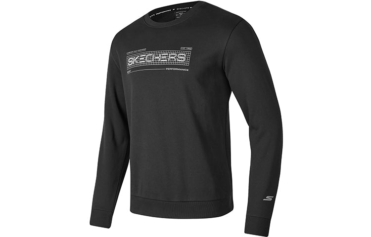 Skechers Letter Embroidered Thickened Round Neck Sweatshirt 'Multi-Color' P423M138