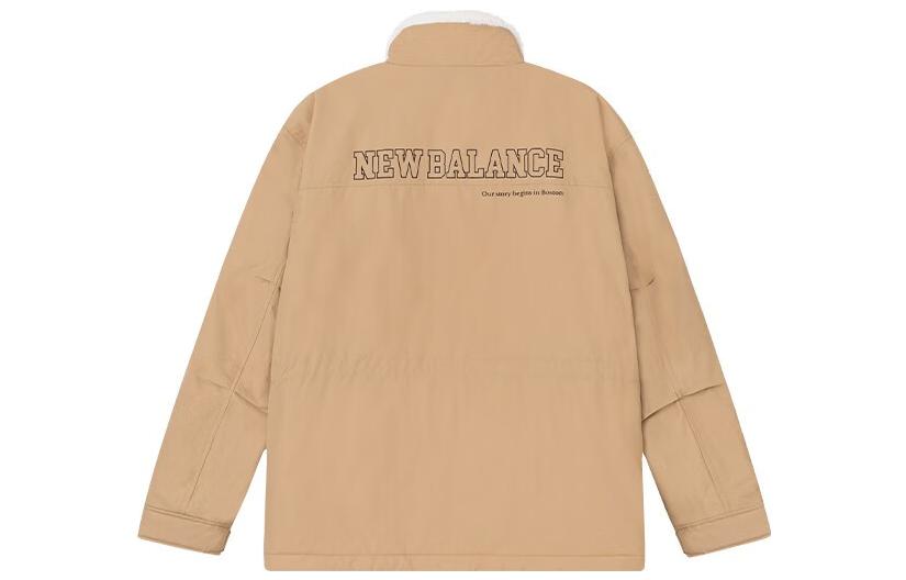 New Balance Logo Warm Jacket Asia Sizing 'Khaki White' 5QC44293-BEI