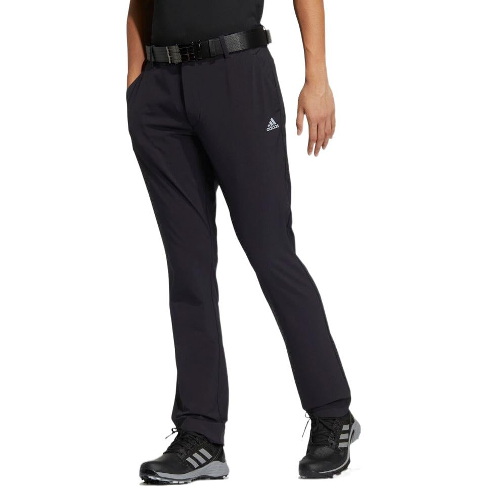 Men's adidas Solid Color Logo Printing Straight Casual Pants/Trousers Black HB3655