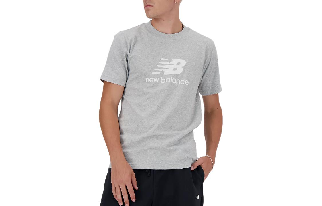New Balance Sport Essentials Logo T-Shirt Asia Sizing 'Athletic Grey' MT41502-AG
