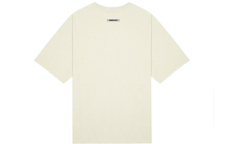 FOG Essentials FW19 3M Logo Boxy Alphabet Short Sleeve White T-Shirt FOG-FW19-122