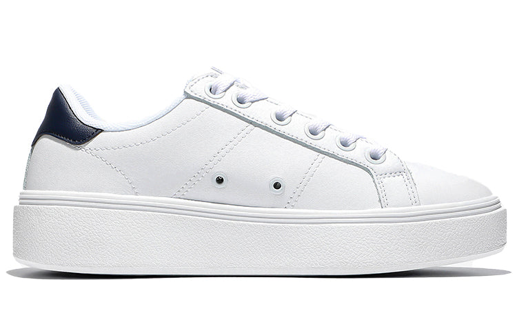 FILA Wear-Resistant Non-Slip Low Top Casual Skate Shoes Unisex White Blue Korean Version 'White Blue' 1TM01397E_147