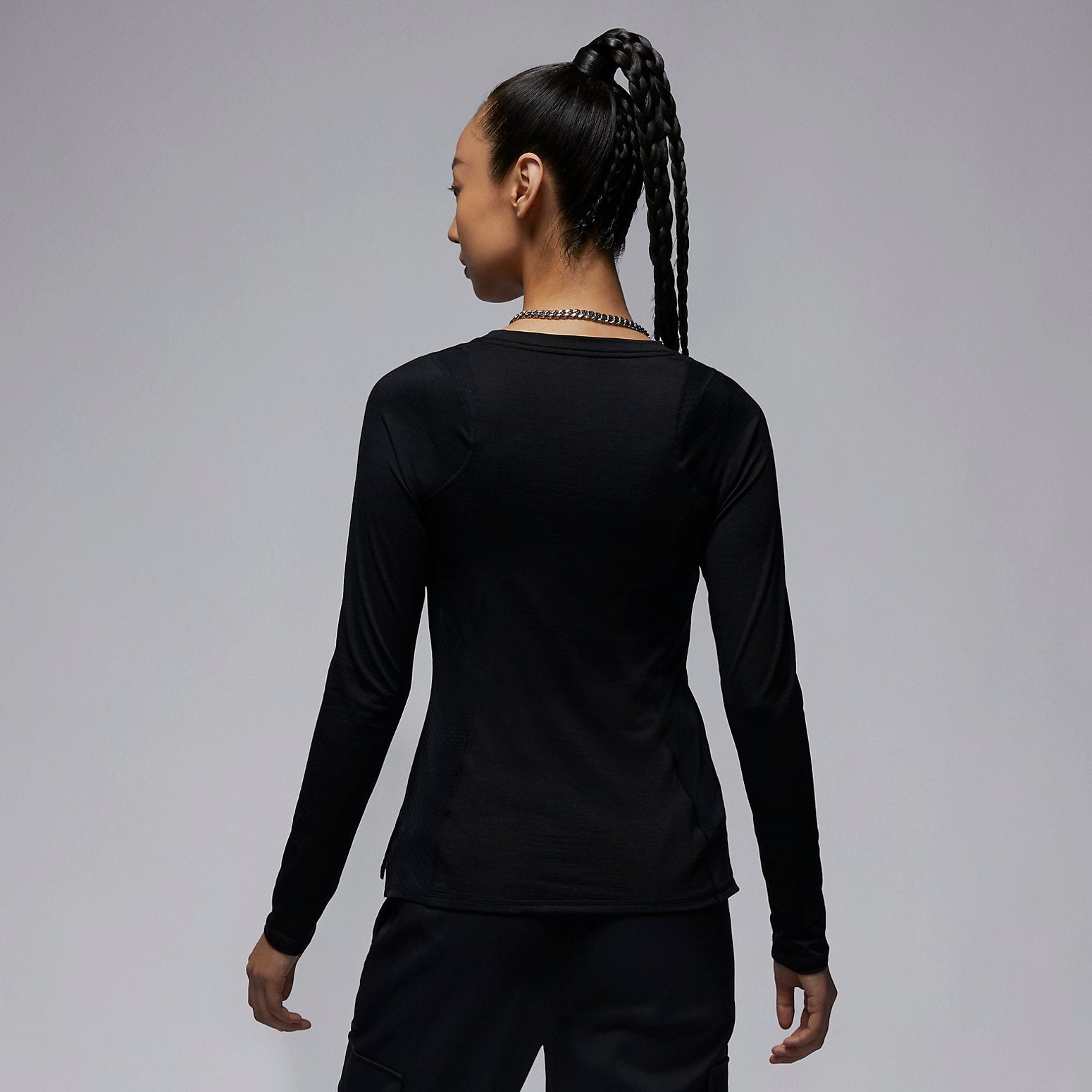(WMNS) Air Jordan Long Sleeve Base Layer 'Black' FD7383-010