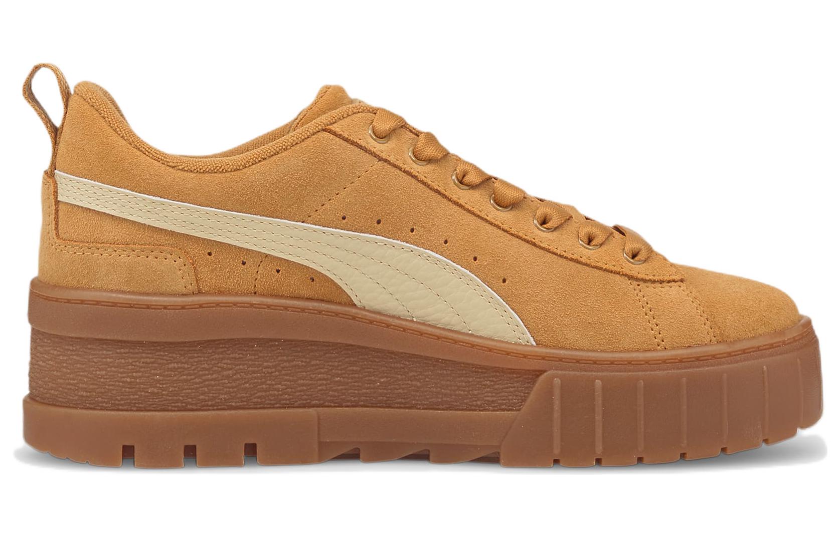 (WMNS) PUMA Mayze Wedge Suede 'Desert Tan' 386744-01