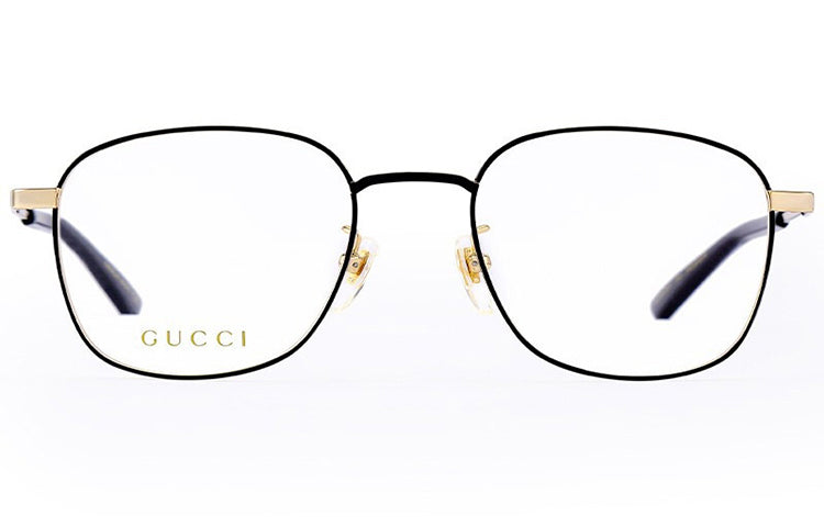 Gucci Metallic Classic Optical Square Glasses Frame Unisex GG0861OA-004-53
