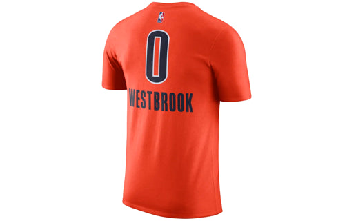 Nike NBA Russell Westbrook Thunder TEE Men Orange AO0911-893