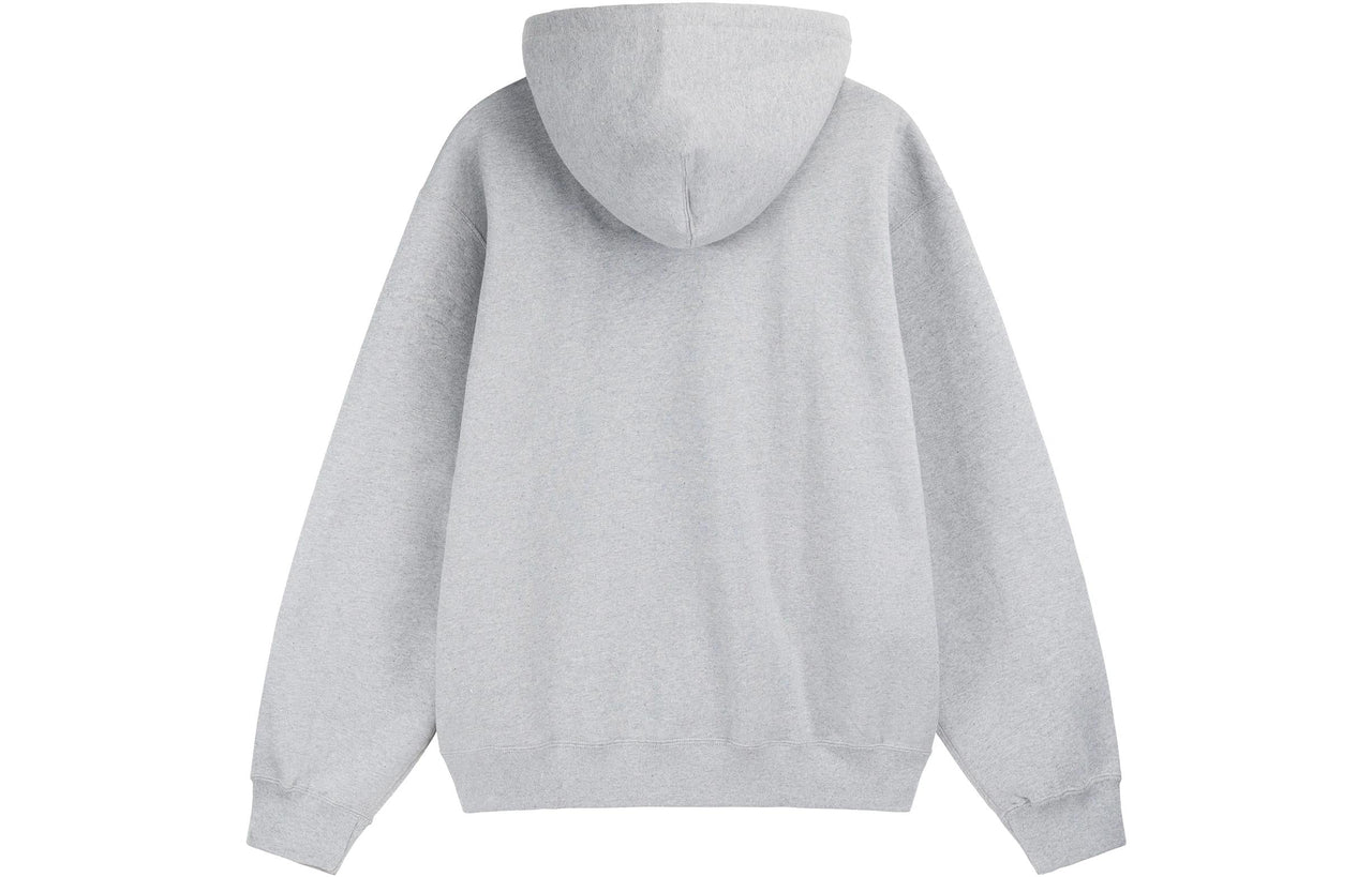 Nike x Stussy Logo Hoodie Asia Sizing 'Grey' DJ9489-063