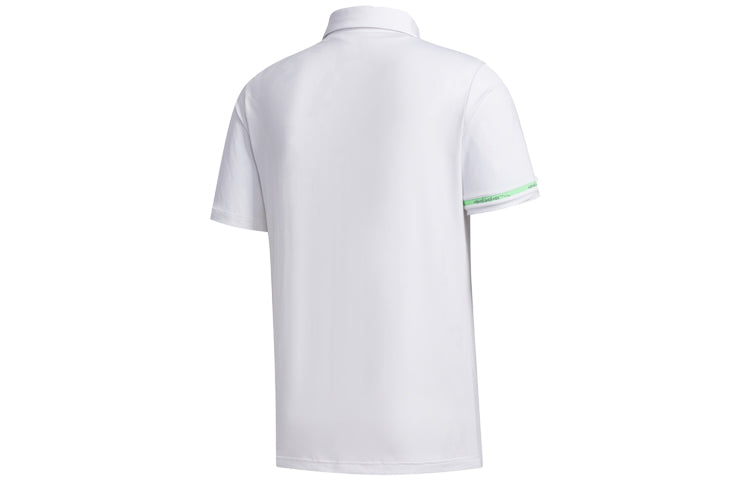 Men's adidas S/S Polo Golf Sports Short Sleeve POLO White FJ3832