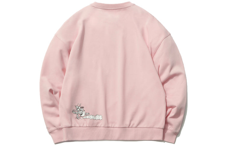 (WMNS) Li-Ning x Disney Crossover Sports Cartoon Printing Hoodie 'Pink' AWDR380-3