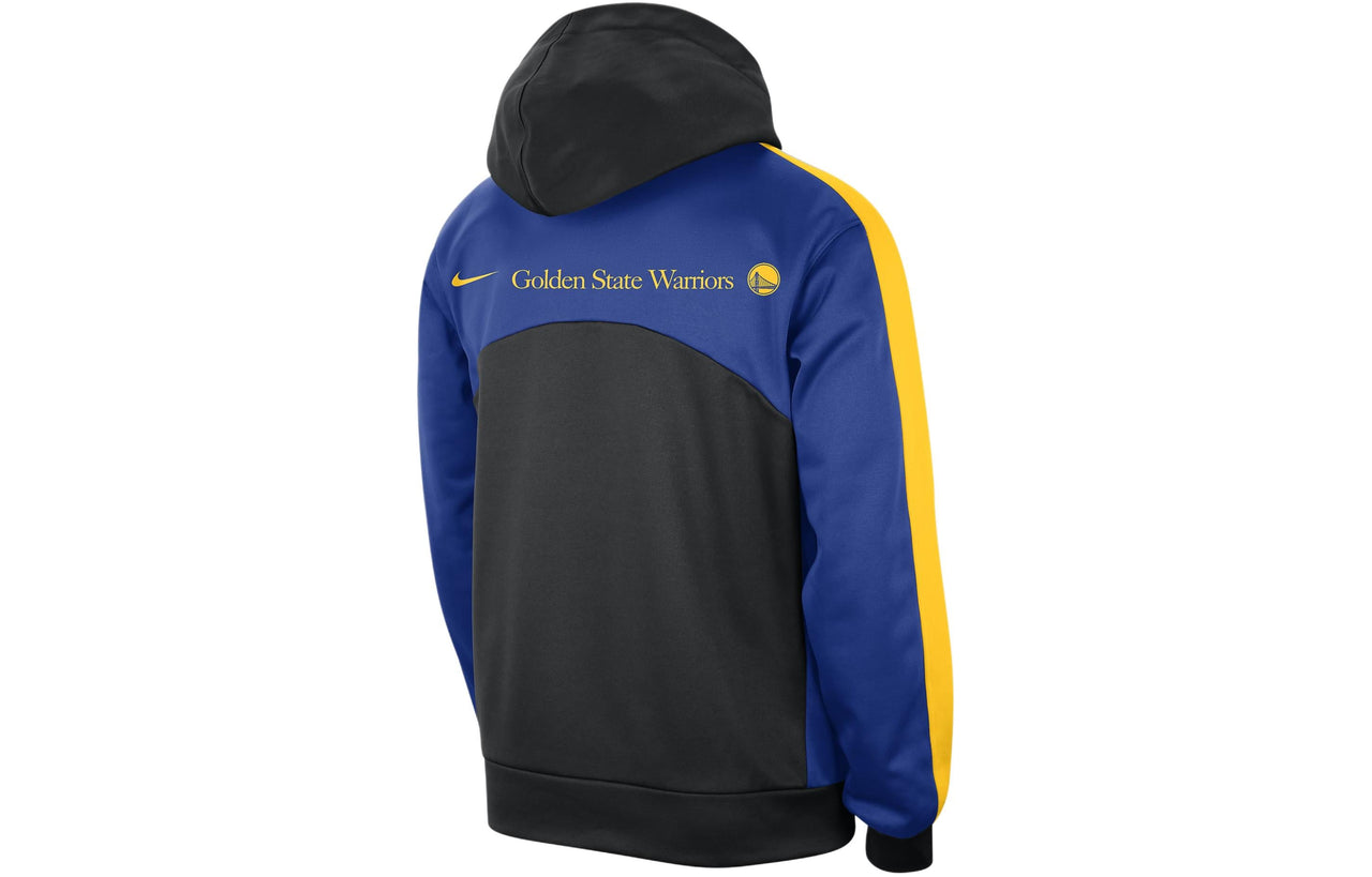 Nike Therma-FIT NBA Golden State Warriors Starting 5 Graphic Hoodie 'Black Blue Yellow' FD8735-010