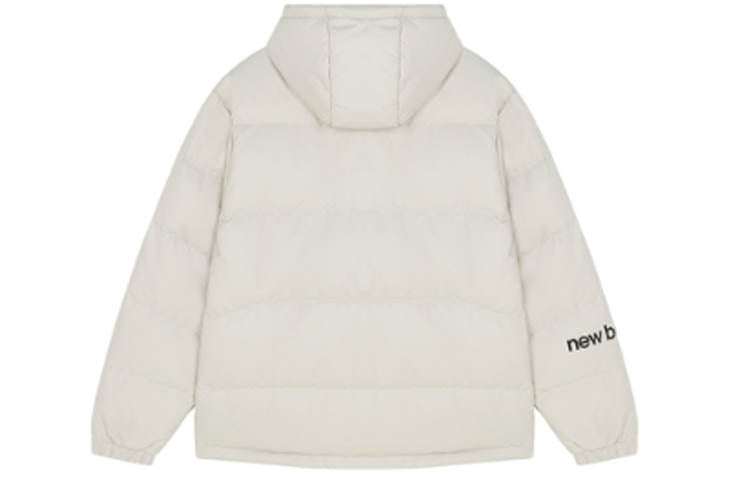 New Balance Logo Down Jacket Asia Sizing 'White Blue' AMJ13334-BE