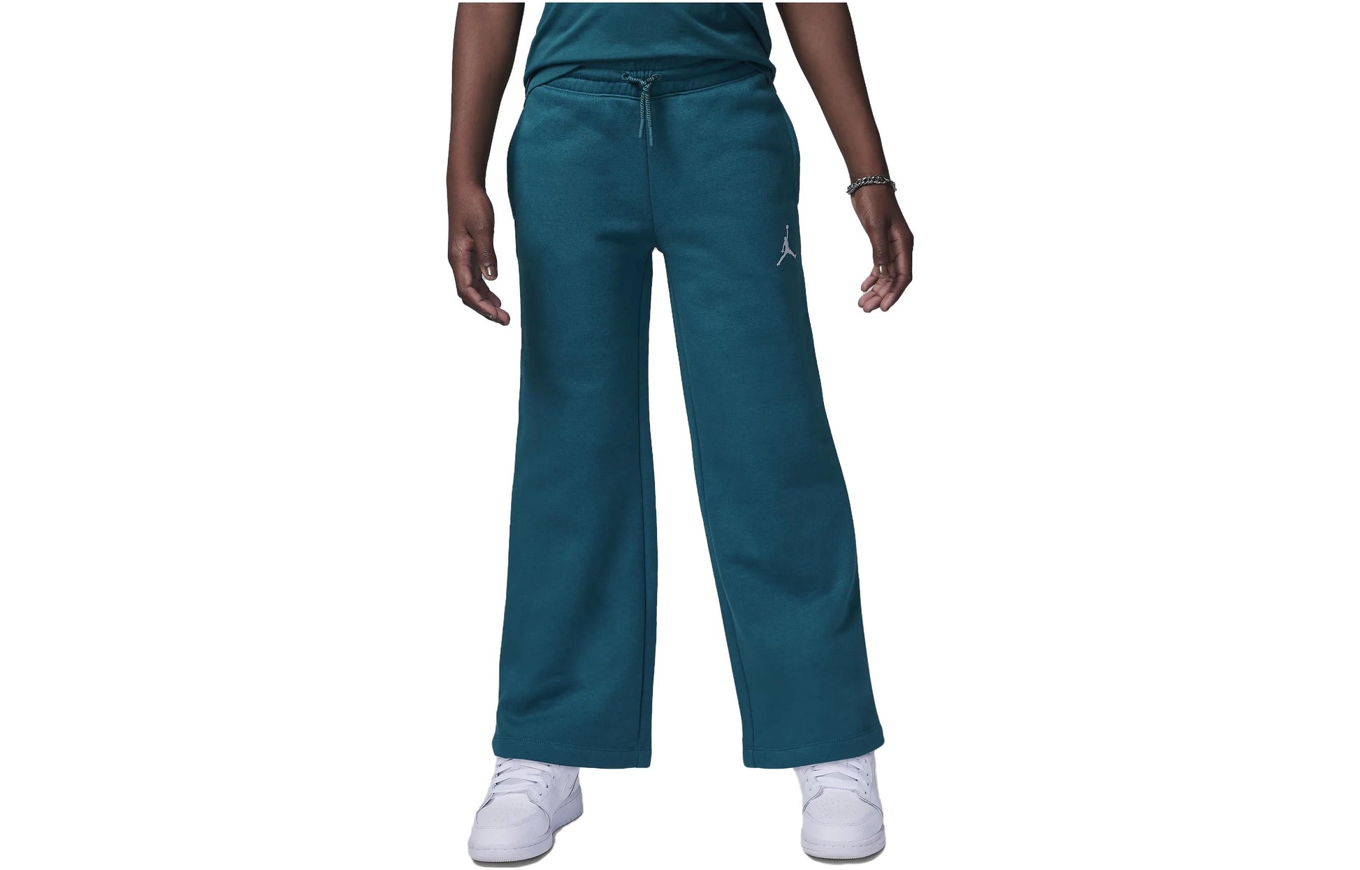 (GS) Air Jordan Icon Play Open Pants 'Green' 45C392-U9C