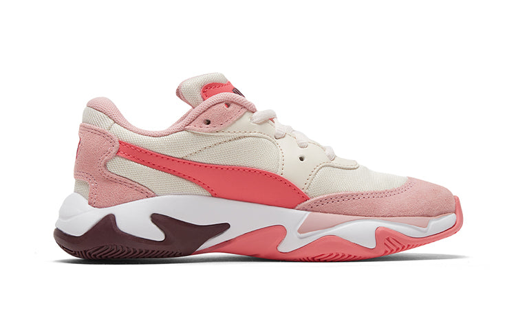 PUMA Girls' Storm Ray White/Pink 370657-03