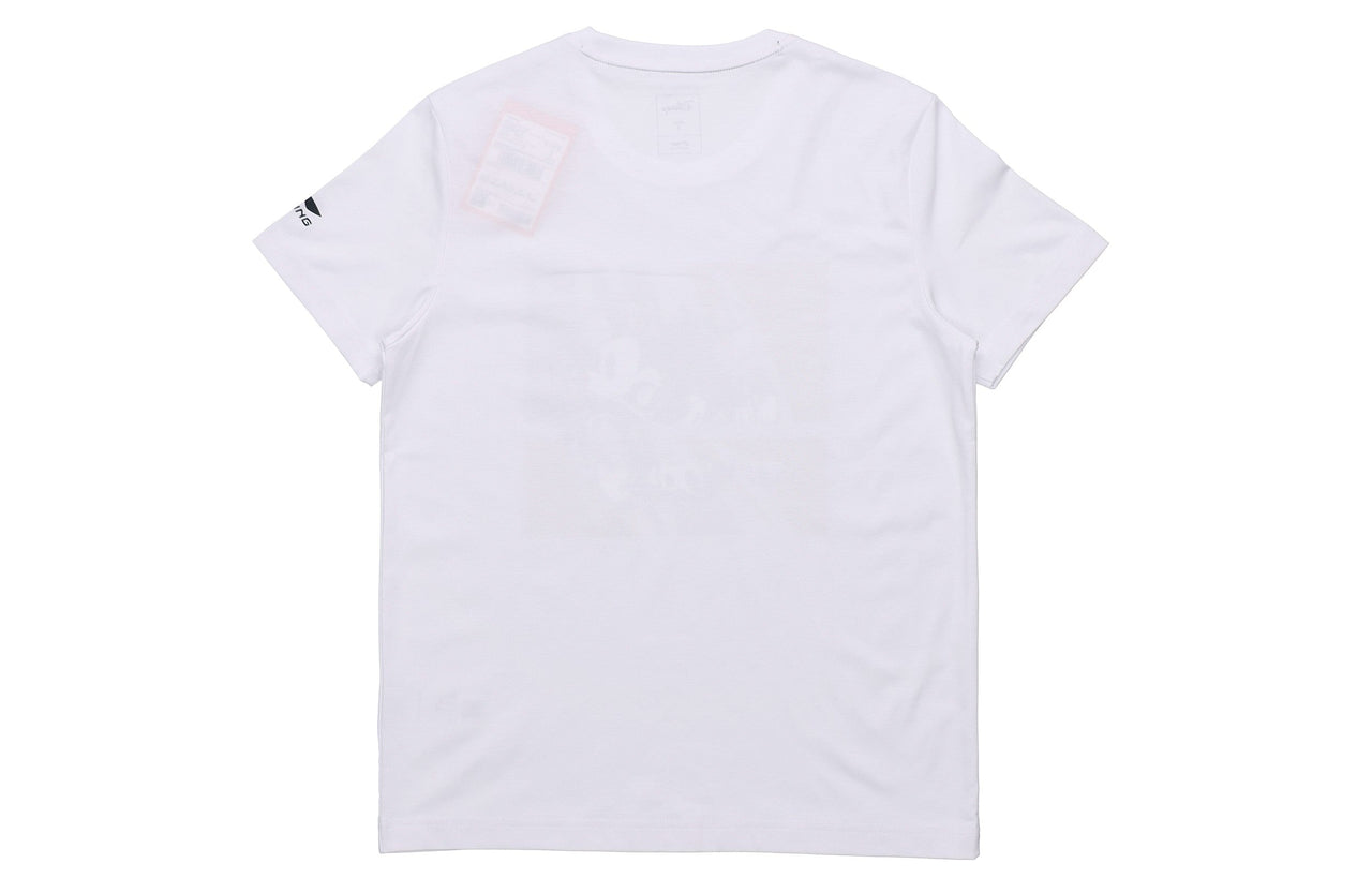 Li-Ning x Disney Crossover Mickey Printing Short Sleeve White AHSQ527-2