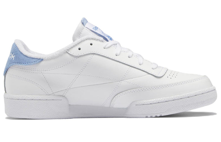 Reebok Club C 85 Casual Skateboarding Shoes Unisex White Blue GW7614