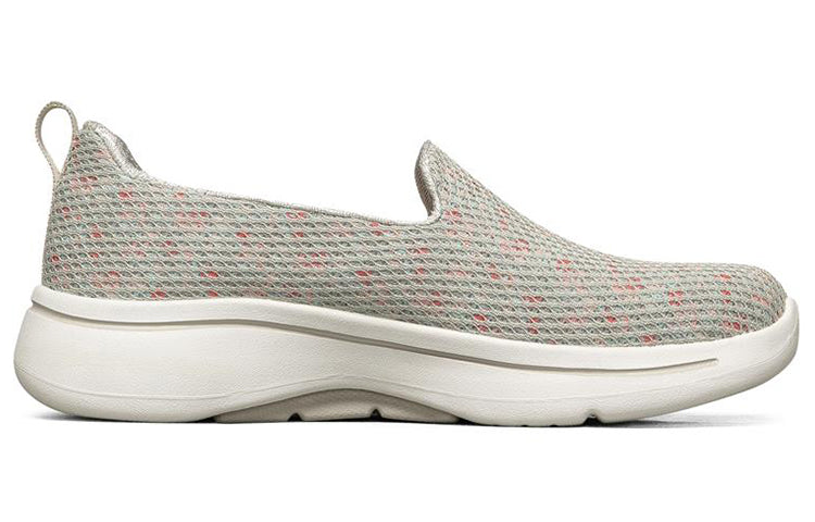 (WMNS) Skechers Go Walk Arch Fit 'Gray Red White' 124477-TPMT