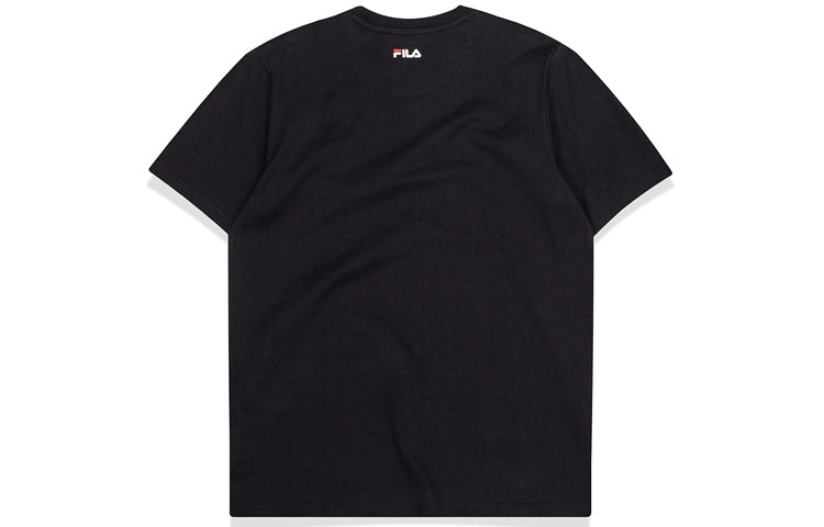 FILA FUSION Cotton Casual Short Sleeve Black T11M031116F-BK