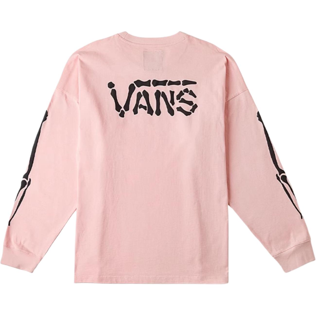 Vans Skeleton Long Sleeve T-shirt 'Pink' VN000JHGCH