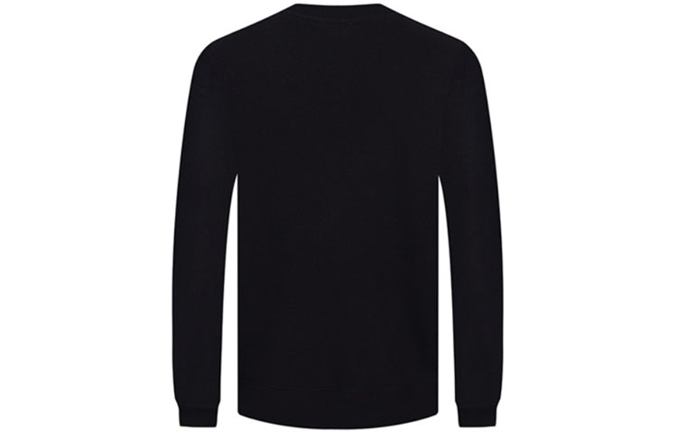 Men's PALM ANGELS dear Printing Pullover Round Neck Black PMBA026F196310051088