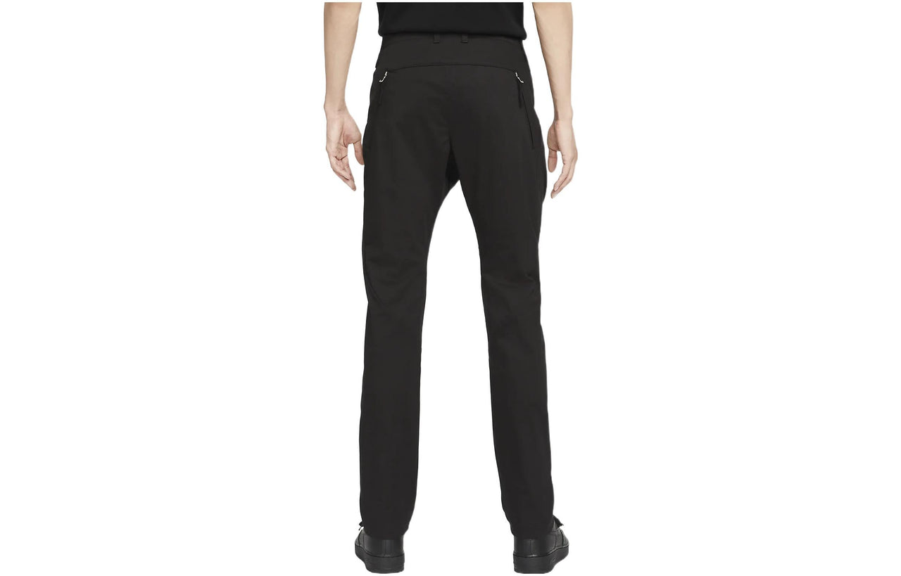 Men's Nike ESC Series Solid Color Straight-Leg Casual Pants/Trousers Black DH2874-010