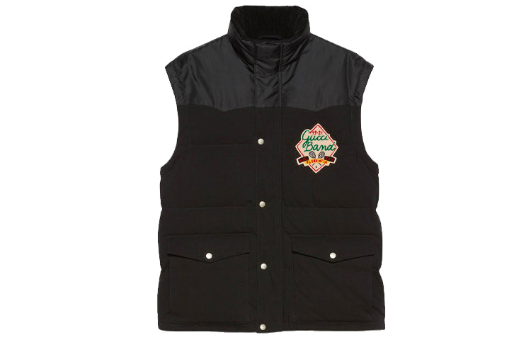 Gucci Down Jacket With Detachable Sleeves 'Black' 641311-Z8AMD-1043