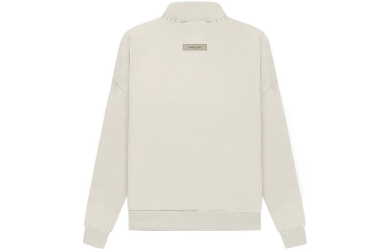 Fear of God Essentials SS22 Mockneck Wheat Logo FOG-SS22-115