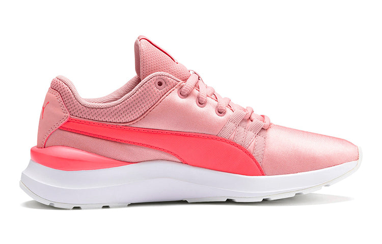 PUMA Adela Satin Jr K Shoes Pink/White 369086-05