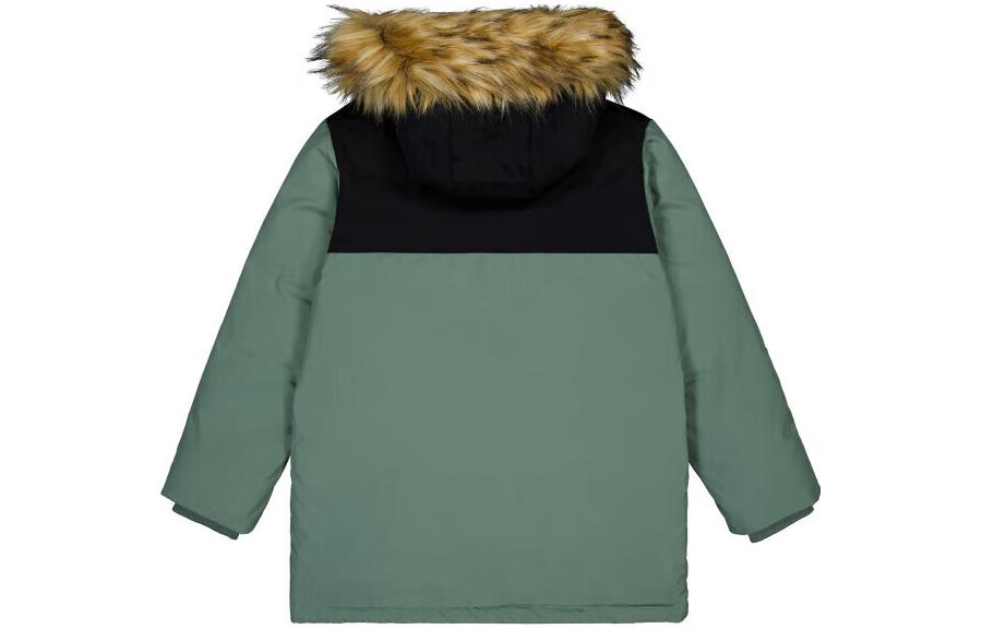New Balance Warm Long Parka Jacket Asia Sizing 'Green Black' AMJ33330-DKJ