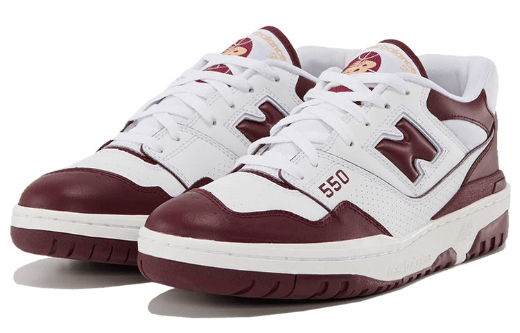 New Balance 550 'White Burgundy' BB550BZ1