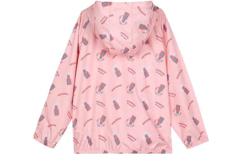 (GS) Skechers Logo Full Printed Jacket 'Pink' L223G041-02TJ