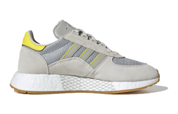 (WMNS) adidas originals Marathon Tech W Grey Yellow EE4943