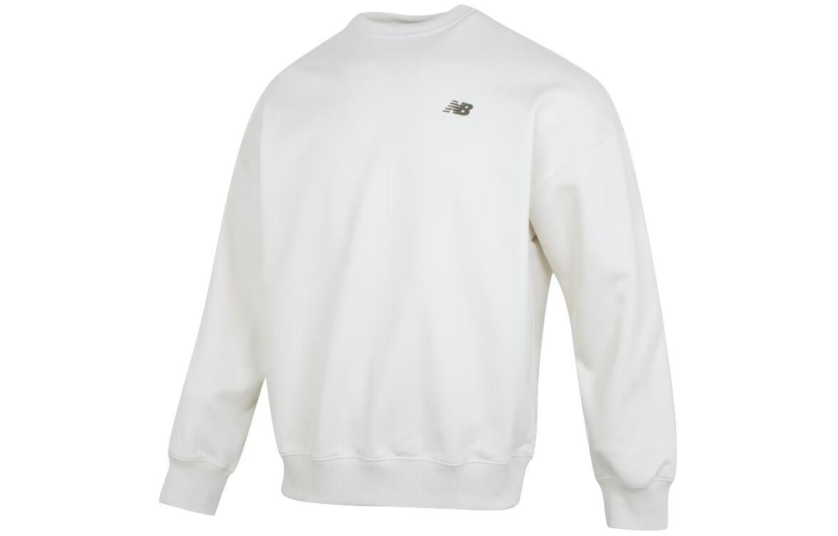 New Balance Linear Heritage Sweatshirt Asia Sizing 'White' AMT41330-CIC