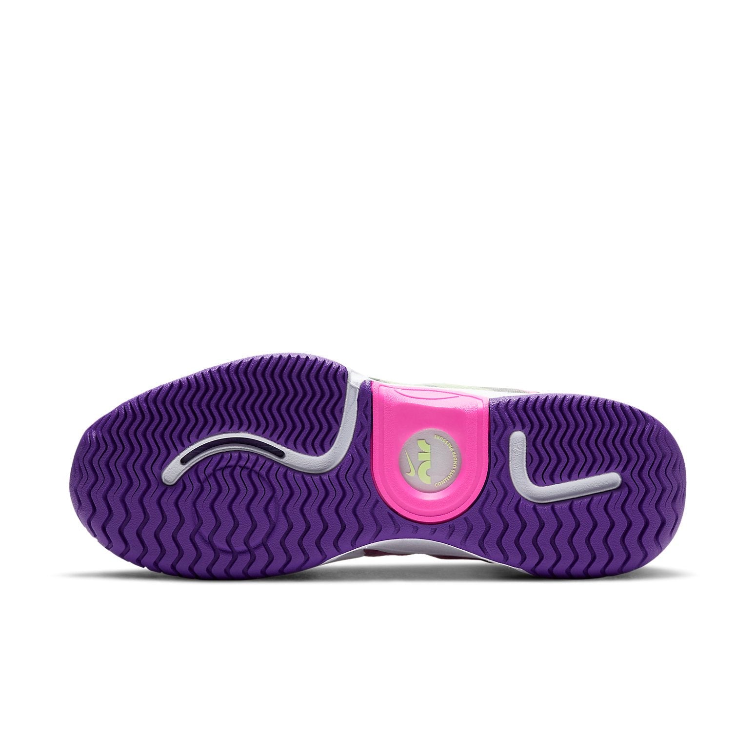 (WMNS) Nike Court Air Zoom GP 'Fierce Purple Liquid Lime' CK7580-002