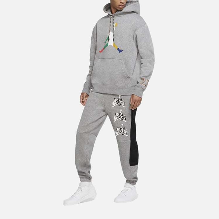 Air Jordan Lacing Closure Sports Pants Men's Grey CK6739-091