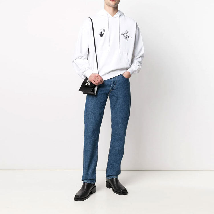 Men's Off-White SS21 Logo Printing White OMBB037R21FLE0100110