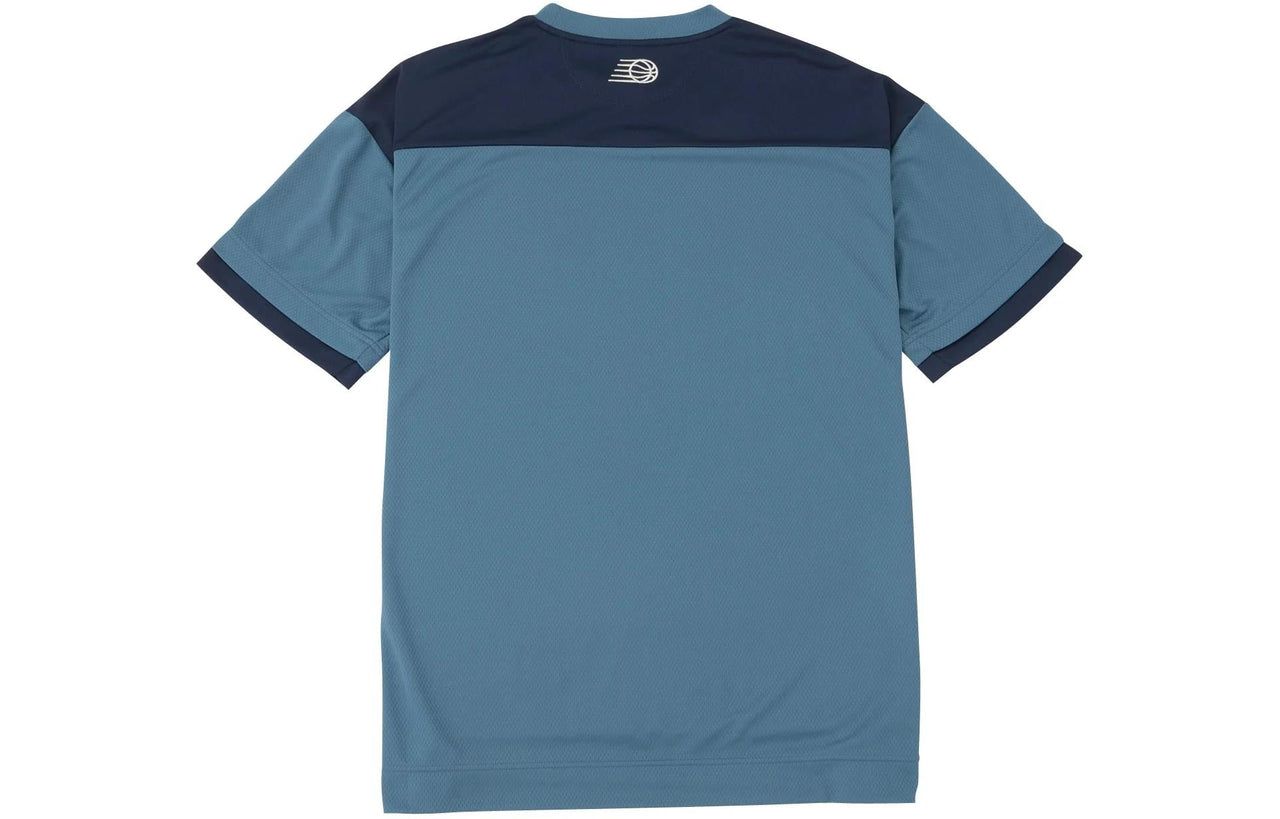 New Balance Linear Logo Honeycomb Mesh T-shirt Asia Sizing 'Elemental Blue' AMT45072-EUB