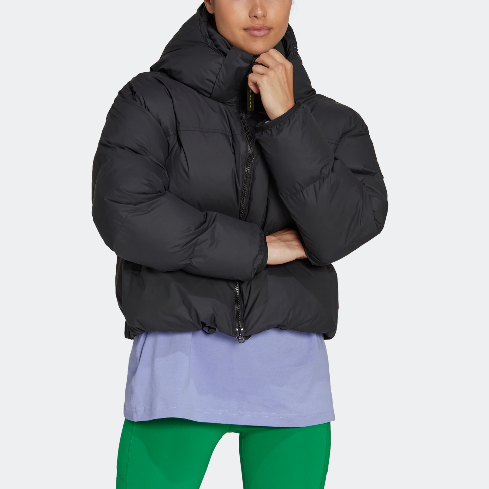 (WMNS) adidas by Stella McCartney Short Padded Winter Jacket Asia Sizing 'Black' HI6077