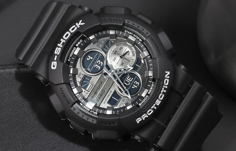 CASIO G-Shock Analog-Digital 'Black' GA-140GM-1A1