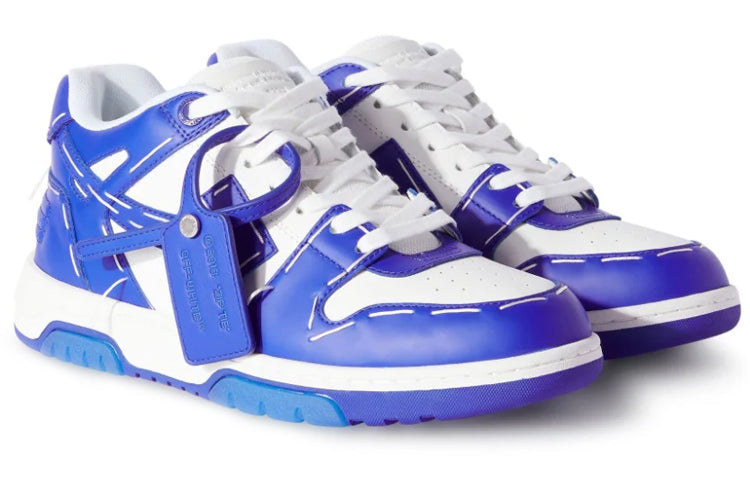 Off-White Out Of Office Sartorial Stitching Sneaker 'Navy White' OMIA189S23LEA0140148