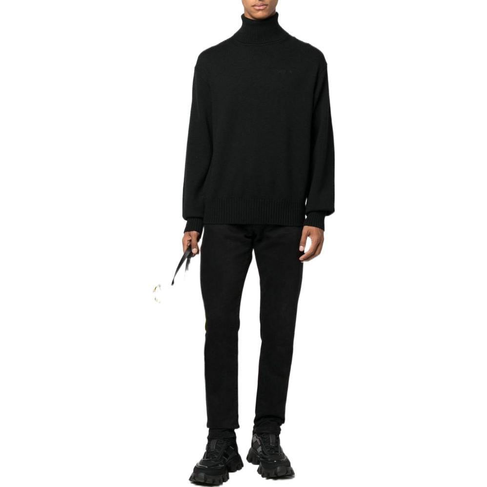 Off-White roll-neck Wool Jumper OMHF043C99KNI0011010