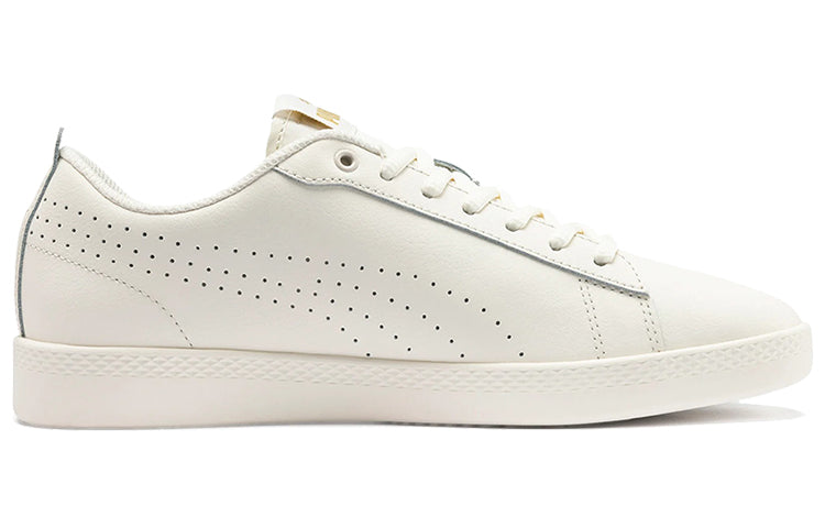 (WMNS) PUMA Smash Perf Leather White 365216-10