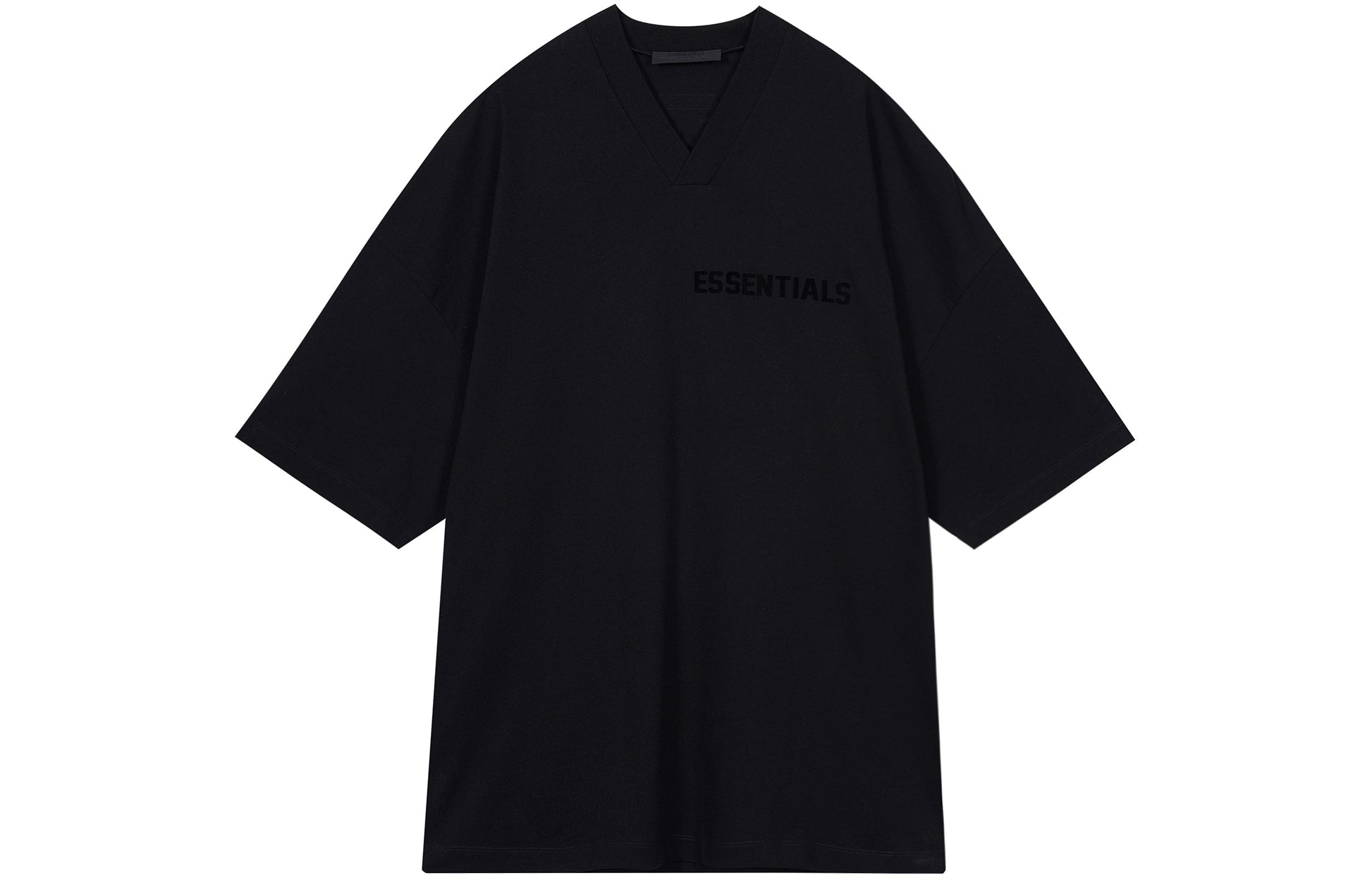 Fear of God Essentials SS23 V-Neck Tee 'Jet Black' 125SP234116F