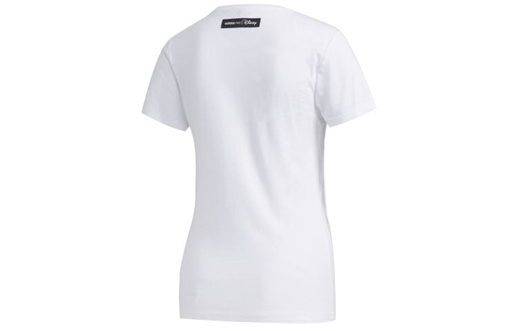 (WMNS) adidas neo x DISNEY CNY Mickey Mouse T-Shirt 'White' GE7779
