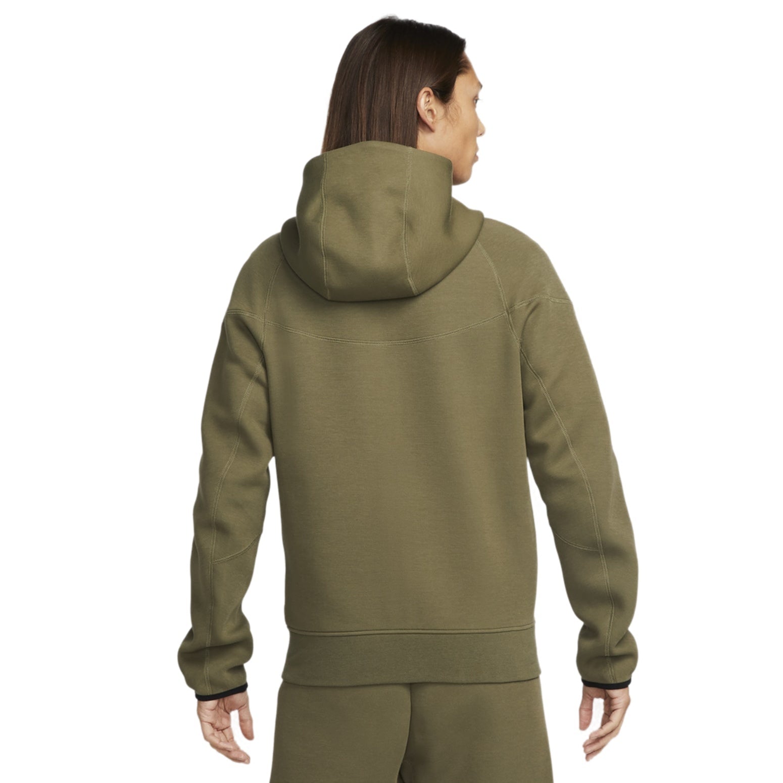 Nike Tech Fleece Full Zip Windrunner Hooded Jackets Asia Sizing 'Olive Green' FB7922-222
