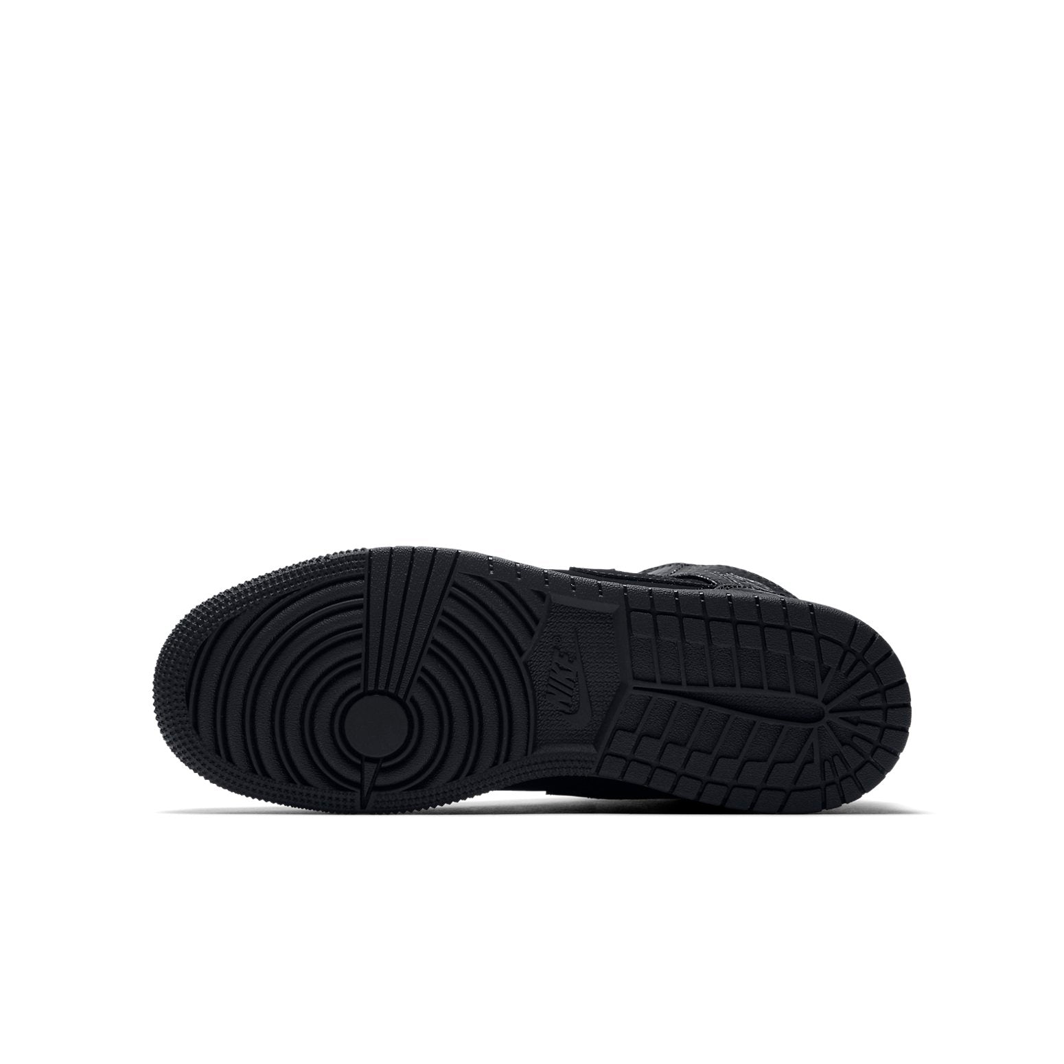(GS) Air Jordan 1 Mid 'All Black' 554725-064