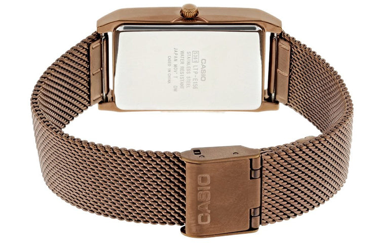 CASIO VINTAGE Series Retro Series quartz Watch LTP-E156MR-9AEF Brown Analog LTP-E156MR-9AEF2021