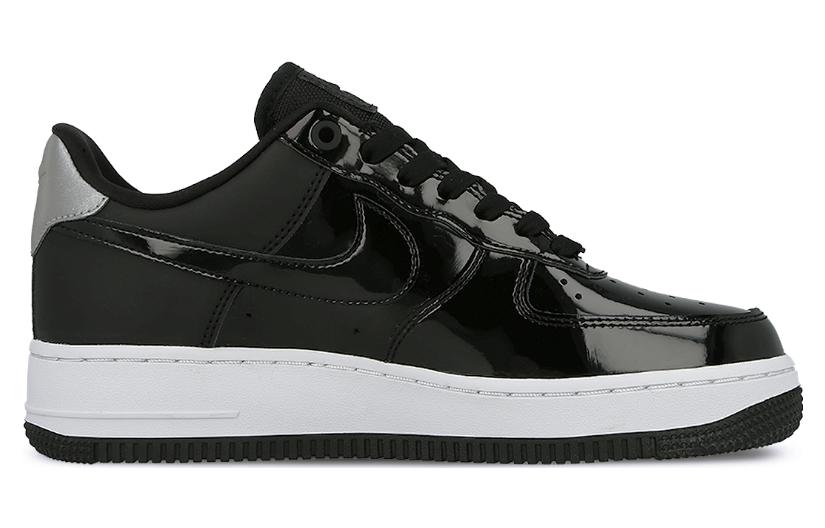 (WMNS) Nike Air Force 1 07 SE Premium 'Black Silver' AH6827-001