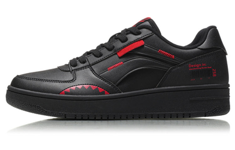 Li-Ning No.258 Classic Leisure Low 'Black Red' AGCN357-3
