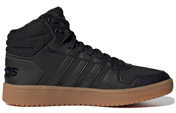 (WMNS) adidas Hoops 2.0 Mid 'Black Brown' FW3501