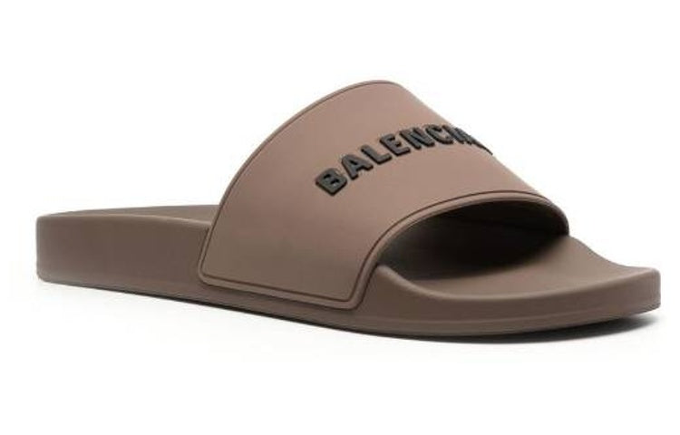 Balenciaga Pool Slides 'Brown' 565826W1S802001